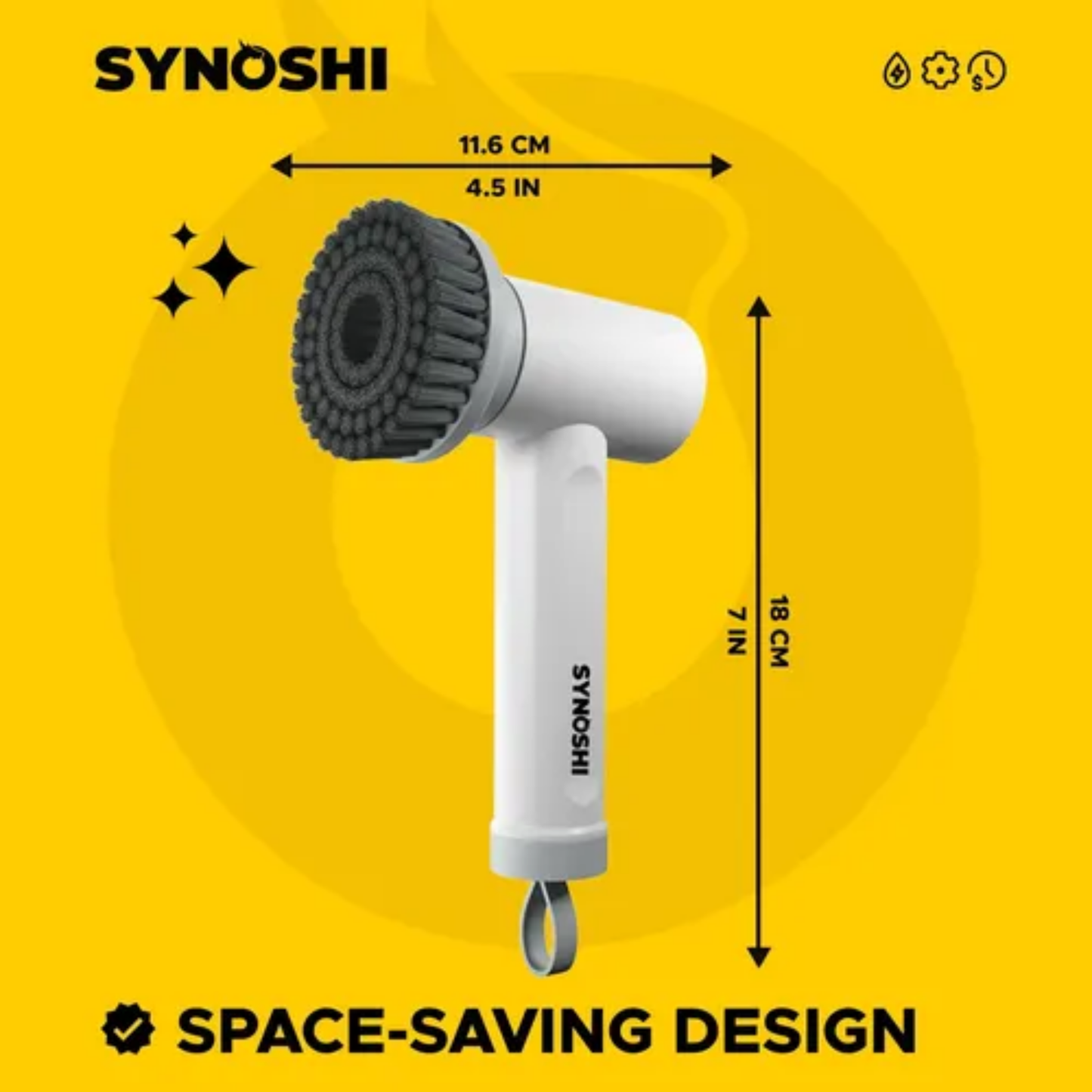 SYNOSHI | Electric Spin Scrubber